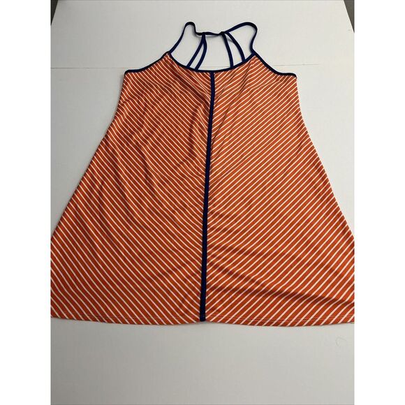 Secret Treasures Women's Orange Striped Strappy Racer Back Chemise Gown 16-18 XL - Picture 6 of 6
